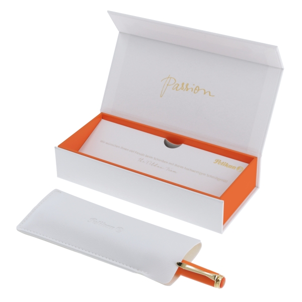 Pelikan Fountain Pen Classic 200 Orange Delight - Image 2